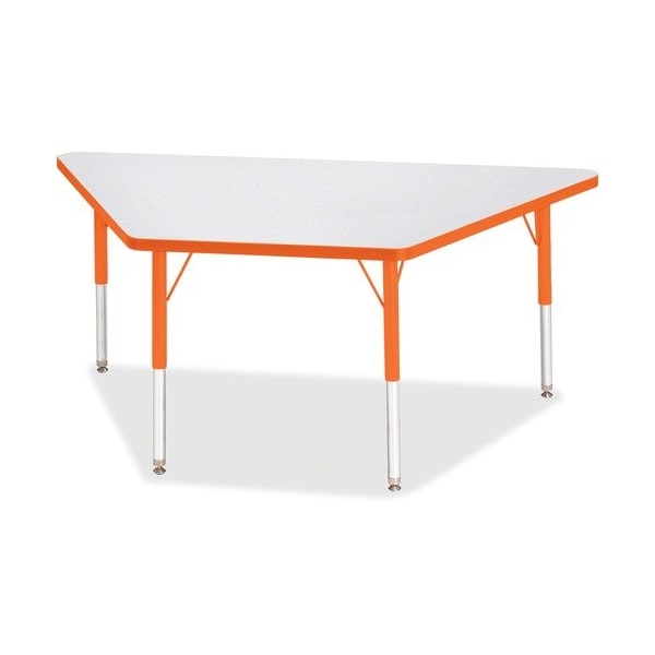 Jonti-Craft TABLE, TRAPEZOID, 30X60, GY/OE JNT6443JCE114 - main